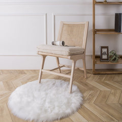 Soft Fluffy Faux Fur Rug for Bedroom Living Room