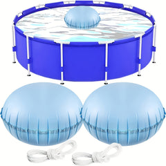 Winter Pool Air Pillows 2pcs 121 Dia Kit Ropes Ice Equalizer Support