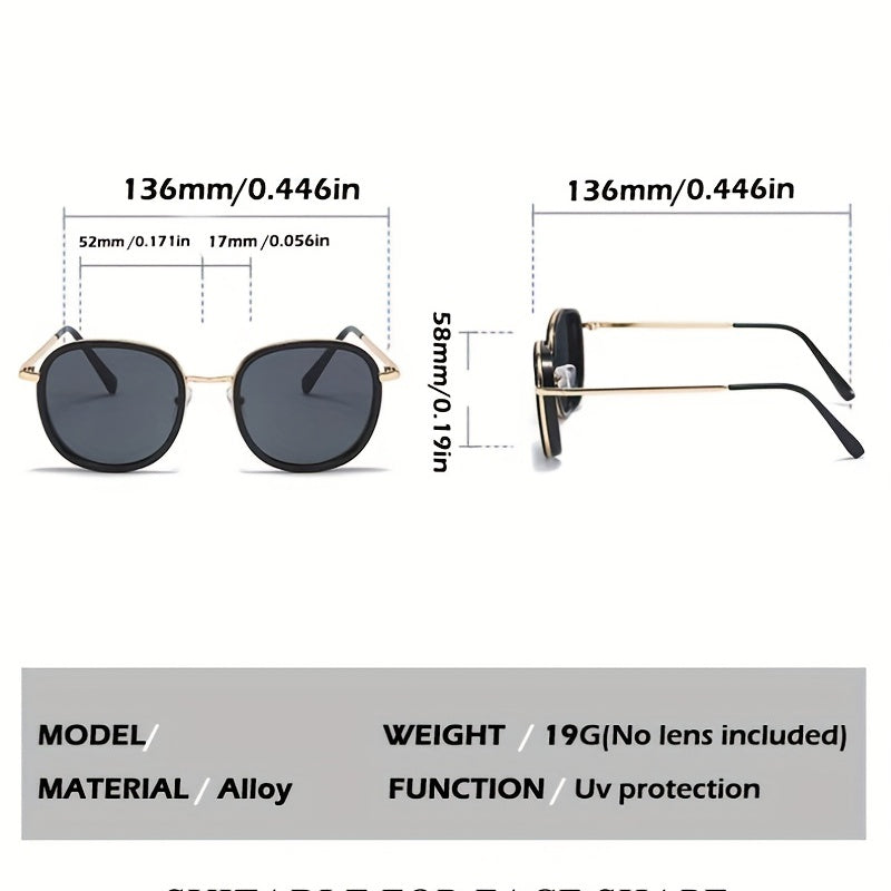 Boy's Gradient UV Protection Sunglasses Metal Frame