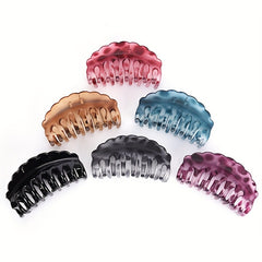 Leopard Pattern Hair Claw Clip Crystal Hair Claw Accessories