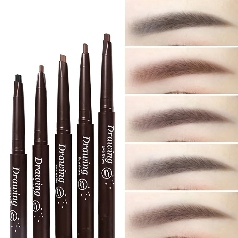 Waterproof Natural Makeup Eyebrow Pencil Double Heads Long-lasting