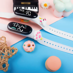 2pcs LED Unicorn Doll Watch Set for Kids M12