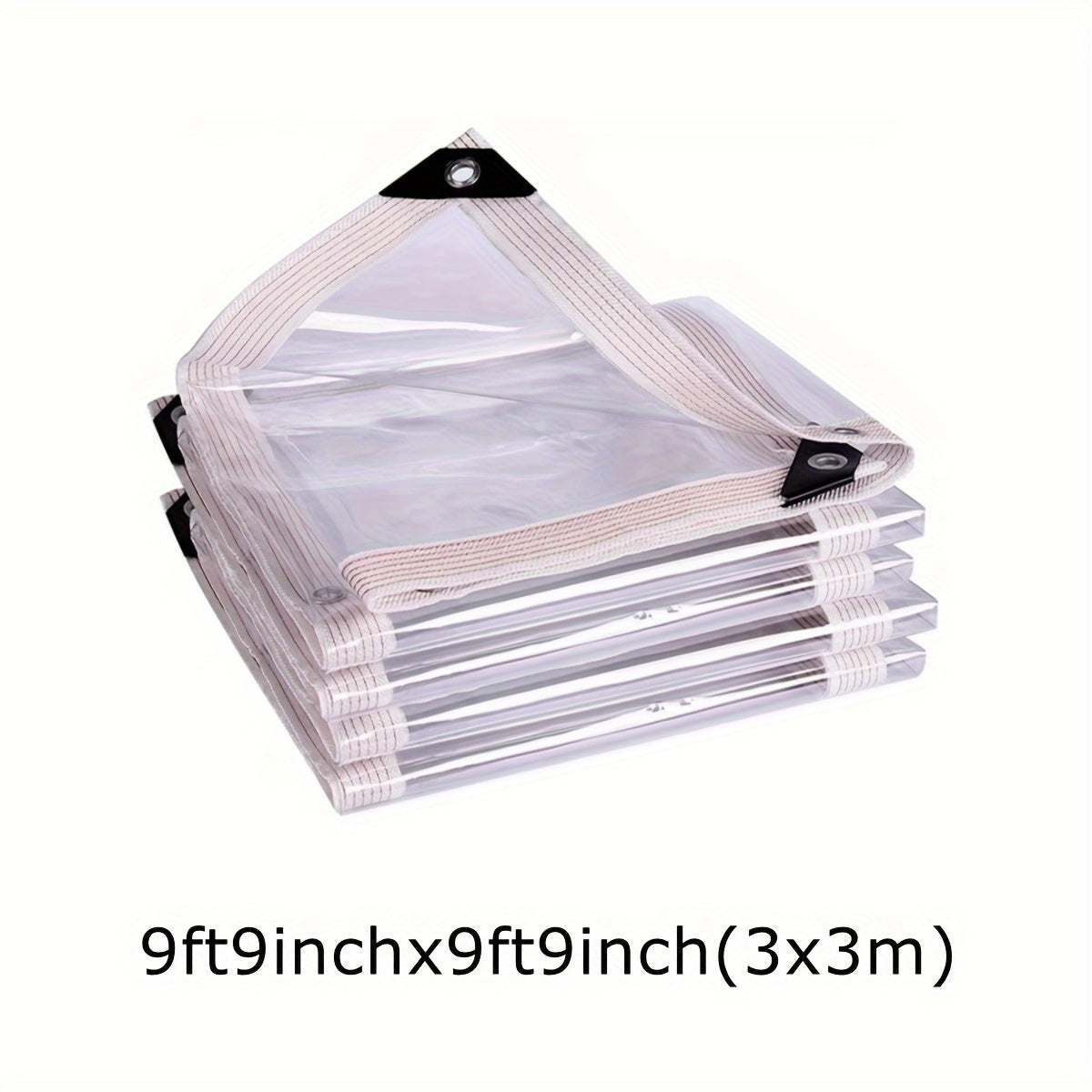 Clear Waterproof Tarp Snowproof & Rainproof PE Tarpaulin Cover