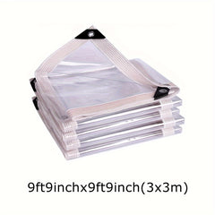 Clear Waterproof Tarp Snowproof & Rainproof PE Tarpaulin Cover