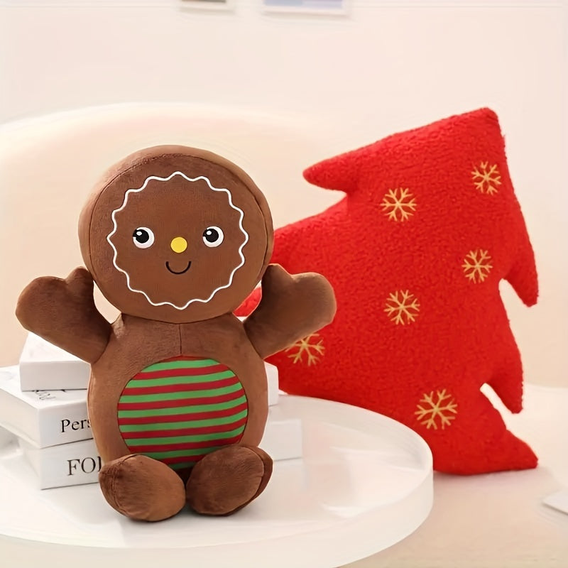 Gingerbread Man Stuffed Toy - Perfect Christmas Gift