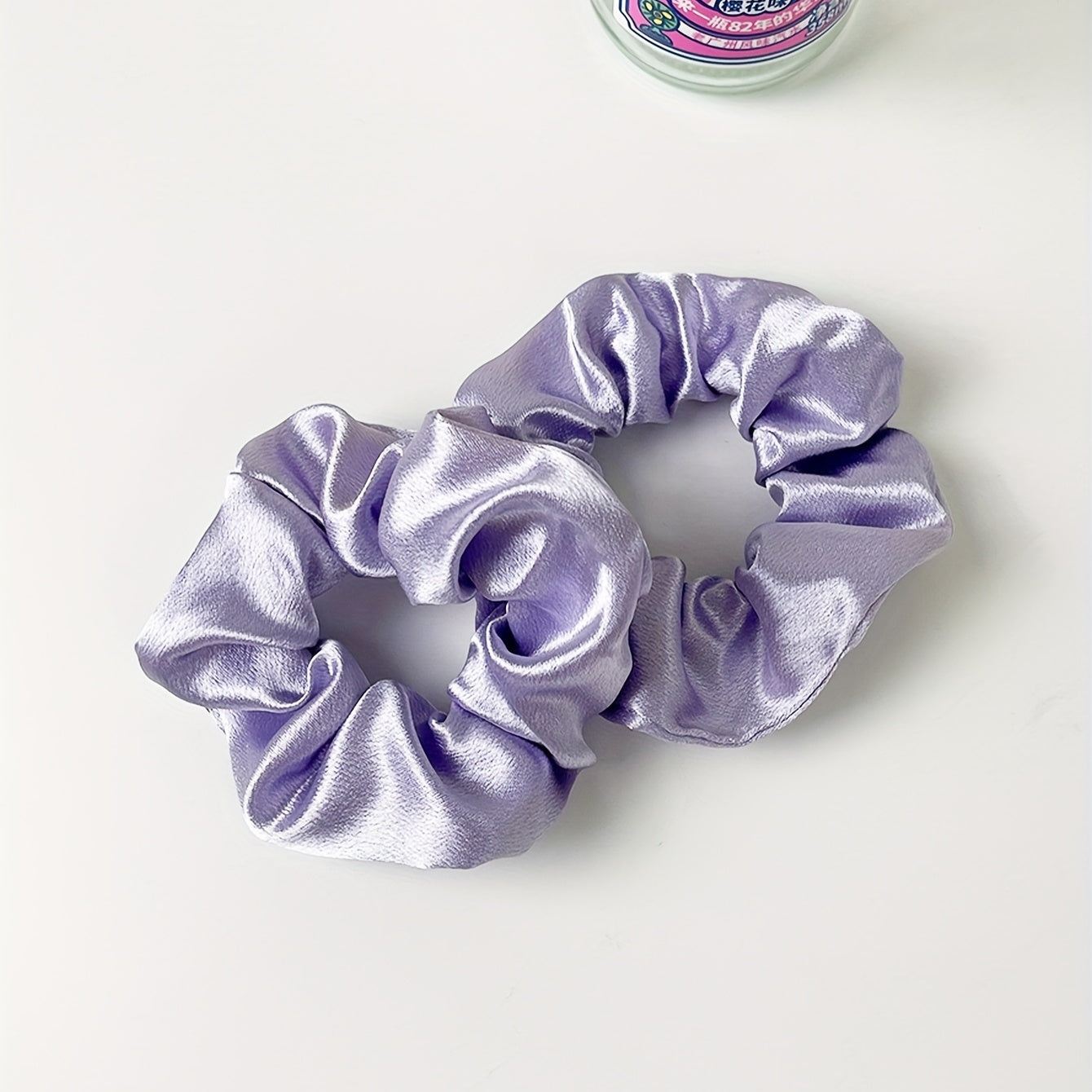 6pcs Satin Scrunchies Hair Tie Style Hair Rope Ponytail Holder Women Girls