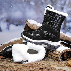 Women's Waterproof Snow Boots Comfortable Solid Shoes