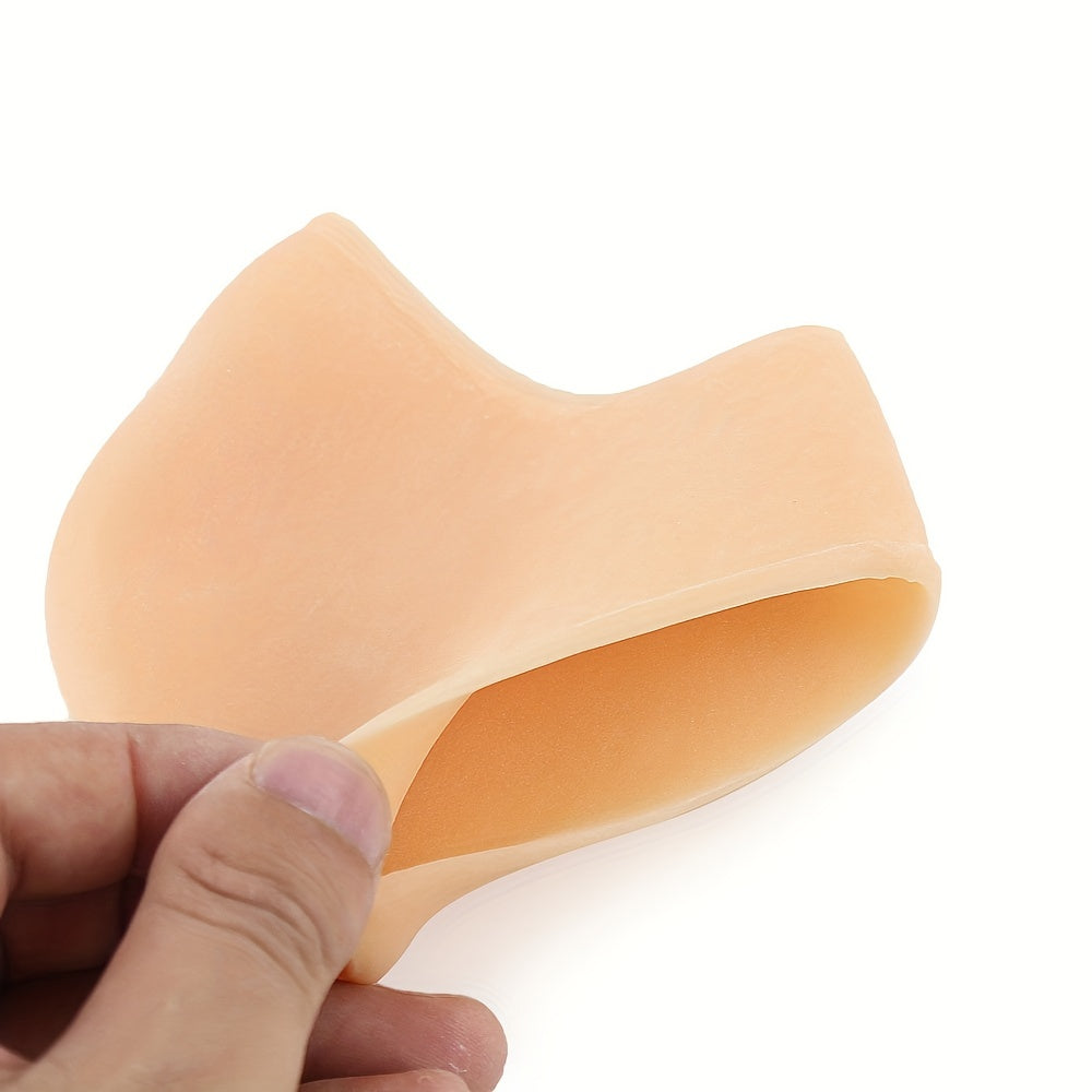 2pcs Silicone Heel Protector for Women & Men - Foot Care for Heel Cracks