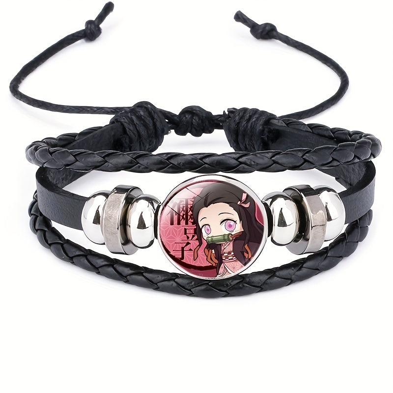 Anime Characters Bracelet for Boys, Birthday Gift, Halloween Decor