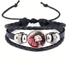 Anime Characters Bracelet for Boys, Birthday Gift, Halloween Decor