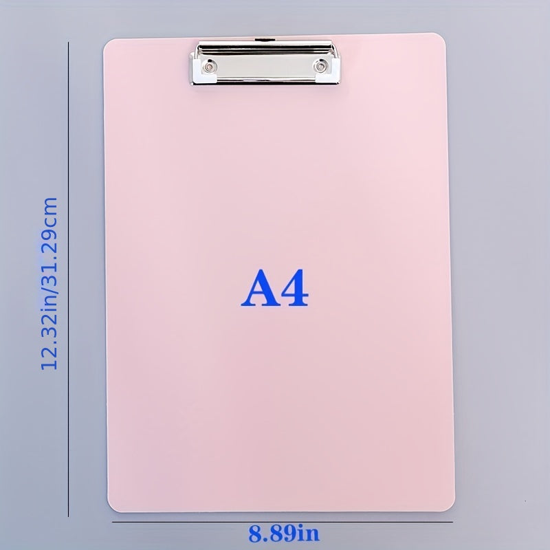 A4 Flat Clip Board Clip File Folder Clipboard Data Clip