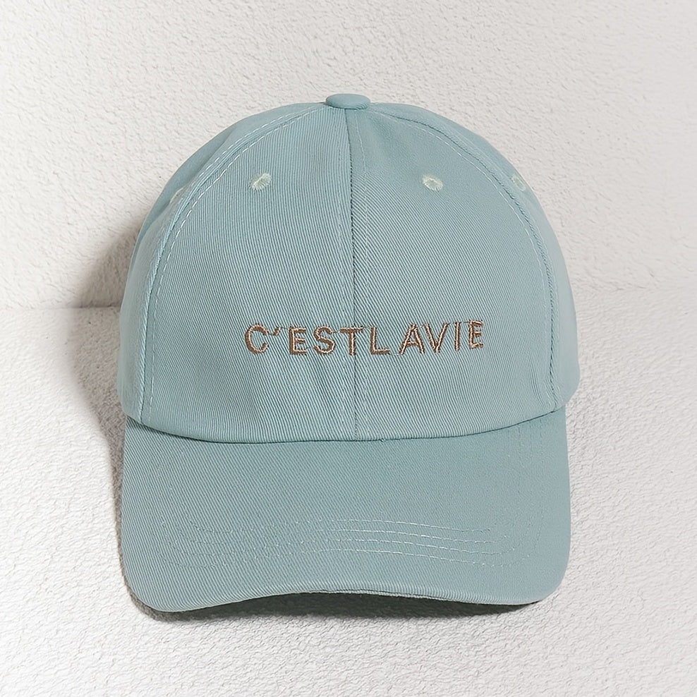 Embroidered Baseball Cap Sun Protection Hat Unisex Outdoor Casual Style