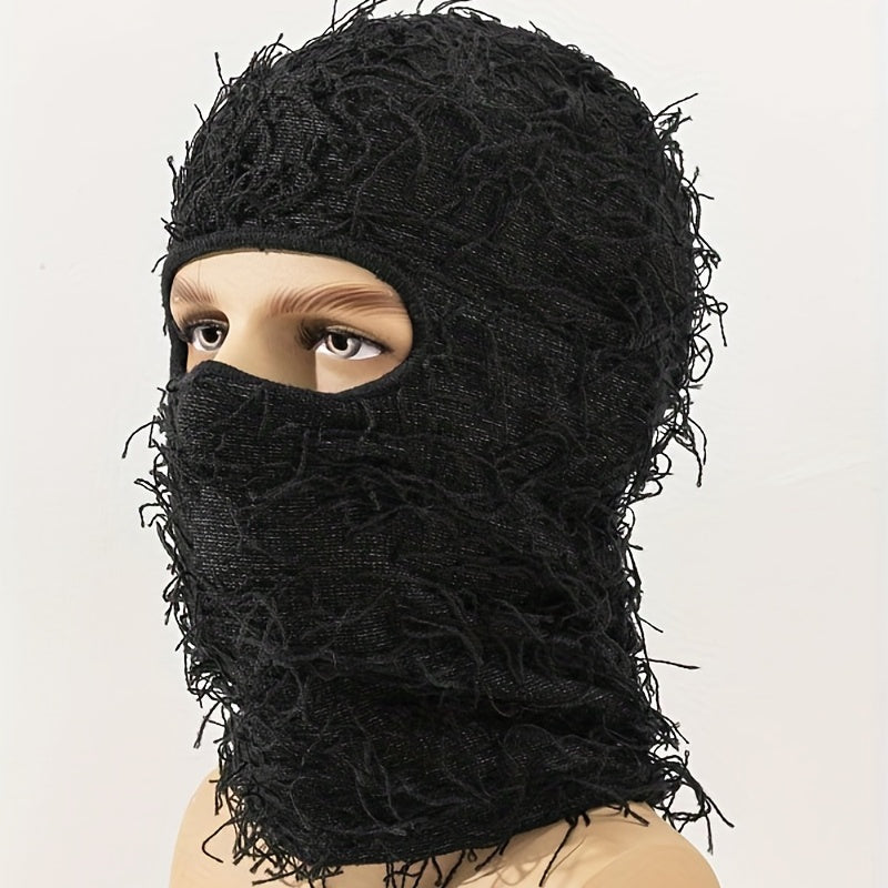 Men's Fuzzy Balaclava Cap for Ski Winter Sports Outdoor Hat