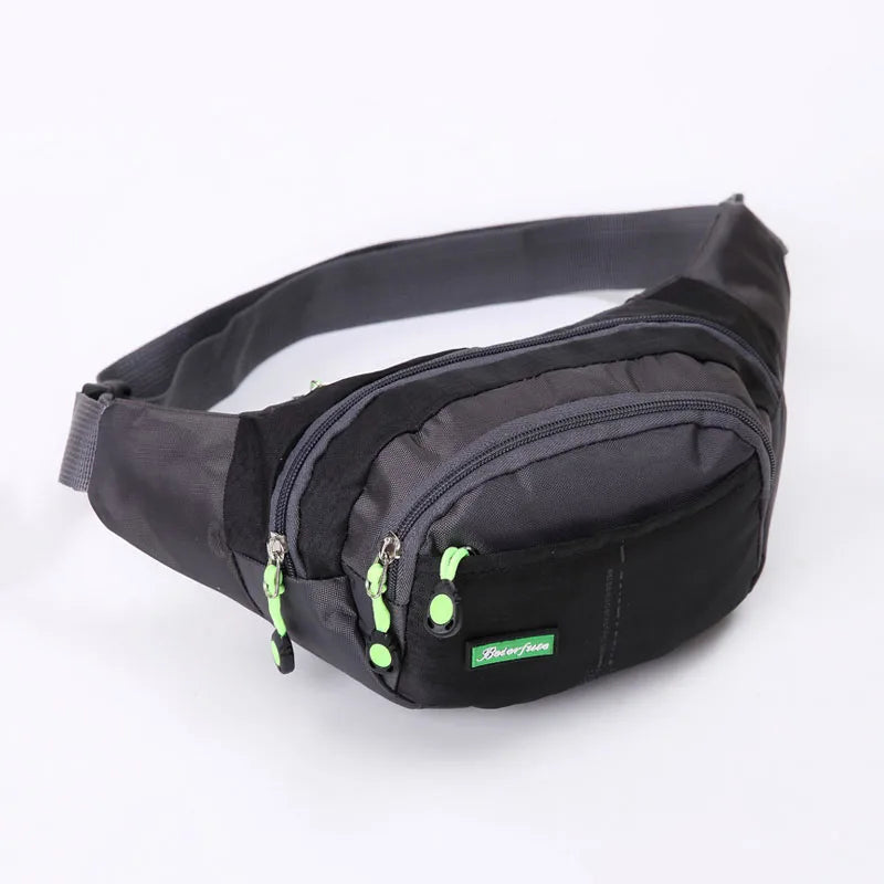 Waterproof Nylon Waist Bag Fanny Pack Men Women Military Hip Package