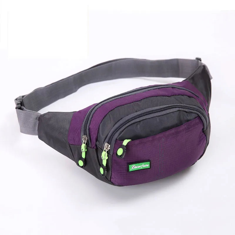 Waterproof Nylon Waist Bag Fanny Pack Men Women Military Hip Package