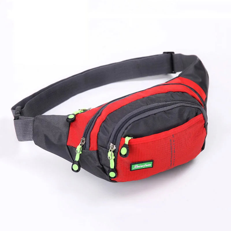 Waterproof Nylon Waist Bag Fanny Pack Men Women Military Hip Package