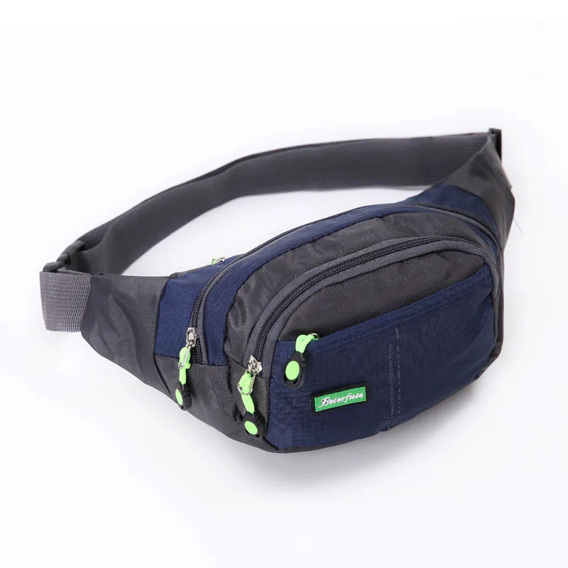 Waterproof Nylon Waist Bag Fanny Pack Men Women Military Hip Package