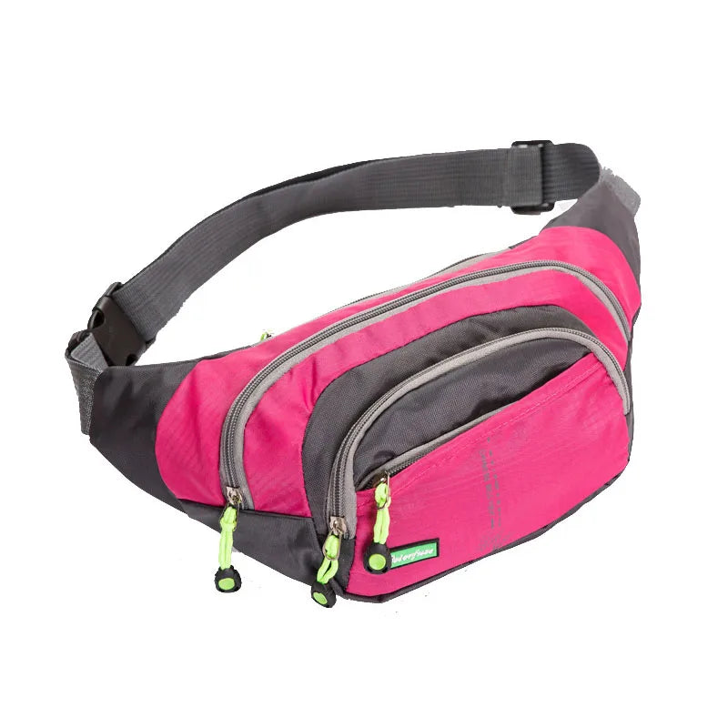 Waterproof Nylon Waist Bag Fanny Pack Men Women Military Hip Package