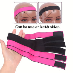2Pcs Lace Melting Bands & Wax Stick For Hair Wigs