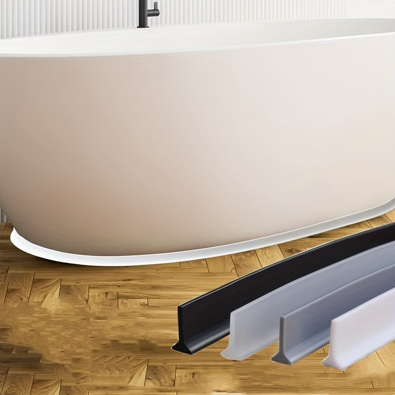 Waterproof Bathroom Barrier Gray Self Adhesive Shower Separator