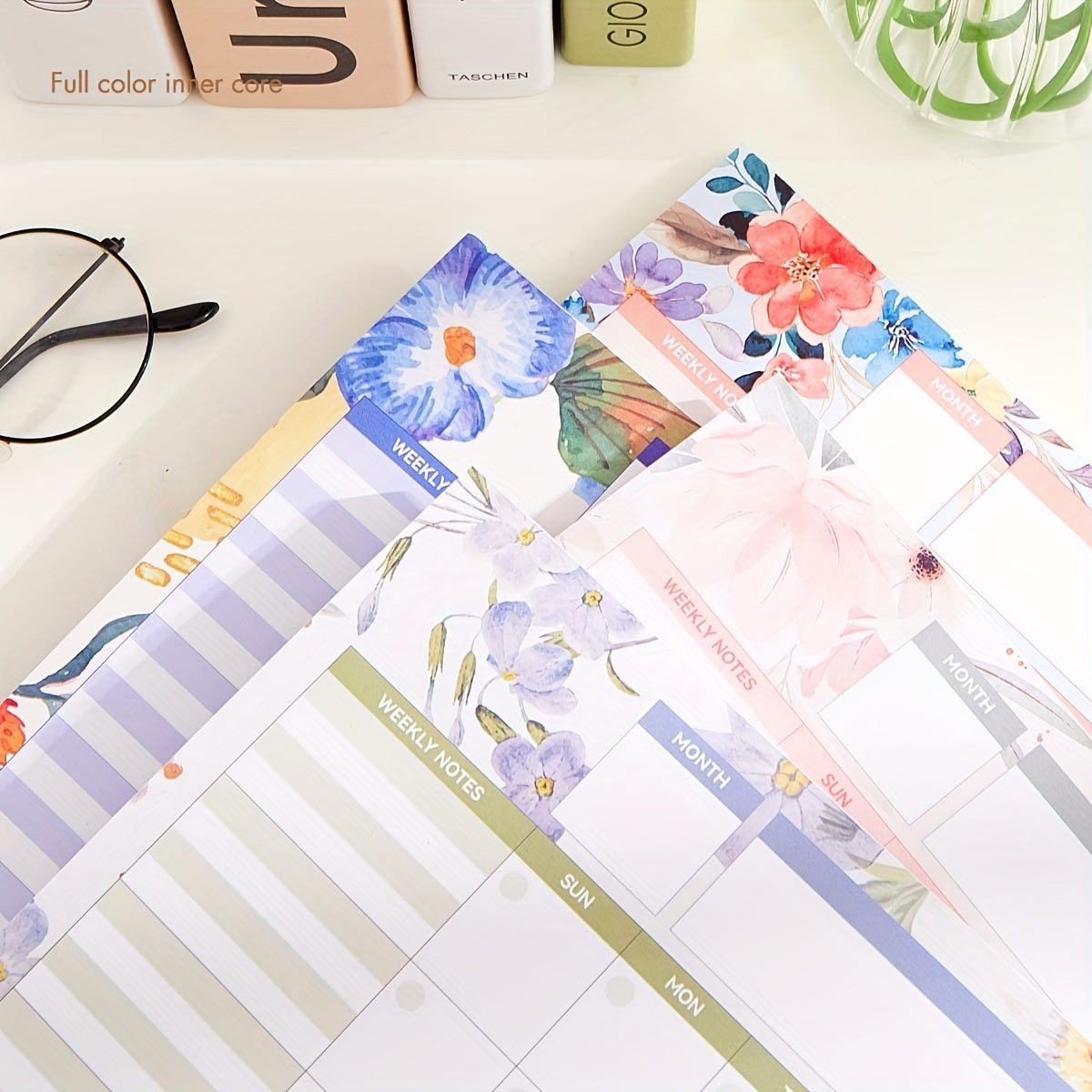 Tearable Core Desk Calendar Planner Memo 4 Styles