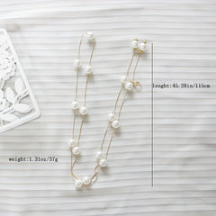 Faux Pearl Curtain Tieback for Home Hotel Dormitory