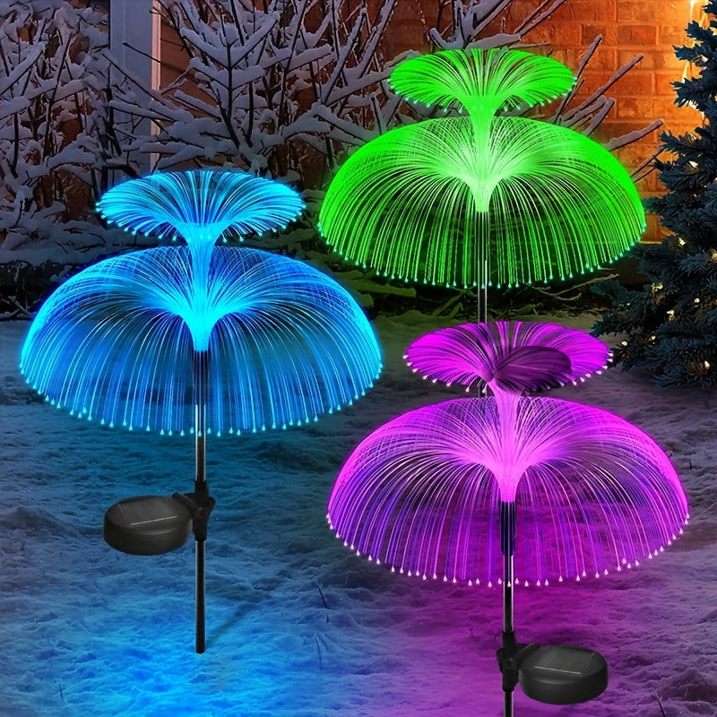 Solar Flower Lights Outdoor Decorative Waterproof Solar Yard Light