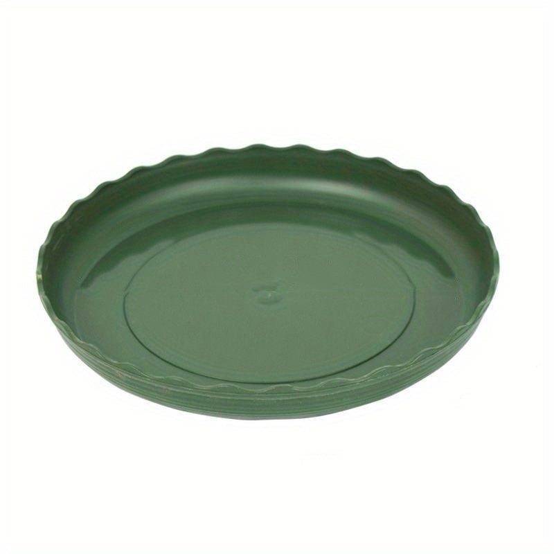 5pcs Plastic Planter Drain Trays for Patio Lawn & Garden