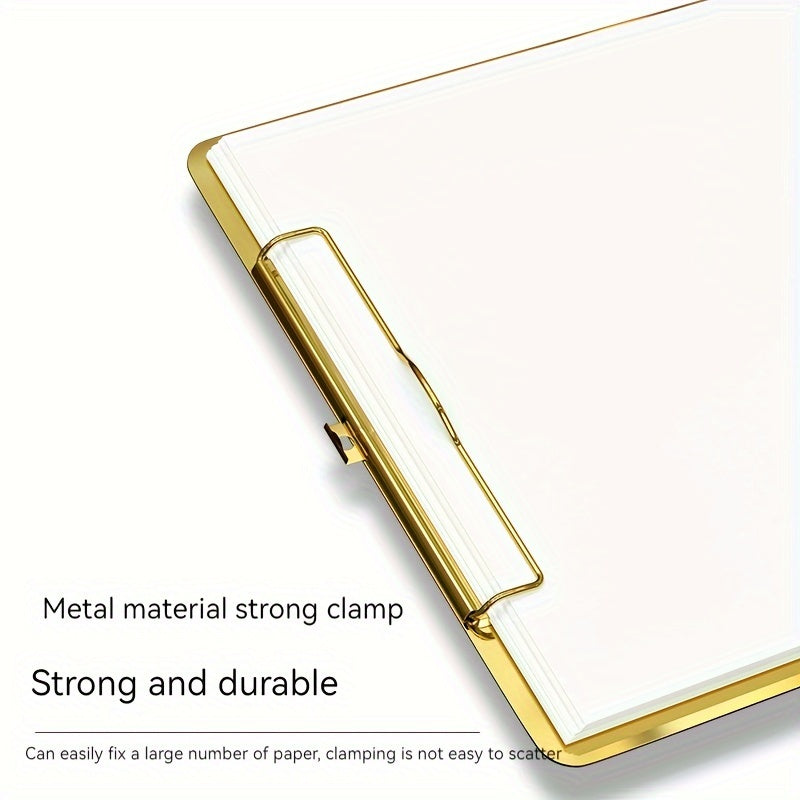 Stainless Steel Clip Writing Board A4 Size 8.8 x 12.2 Metal Mate