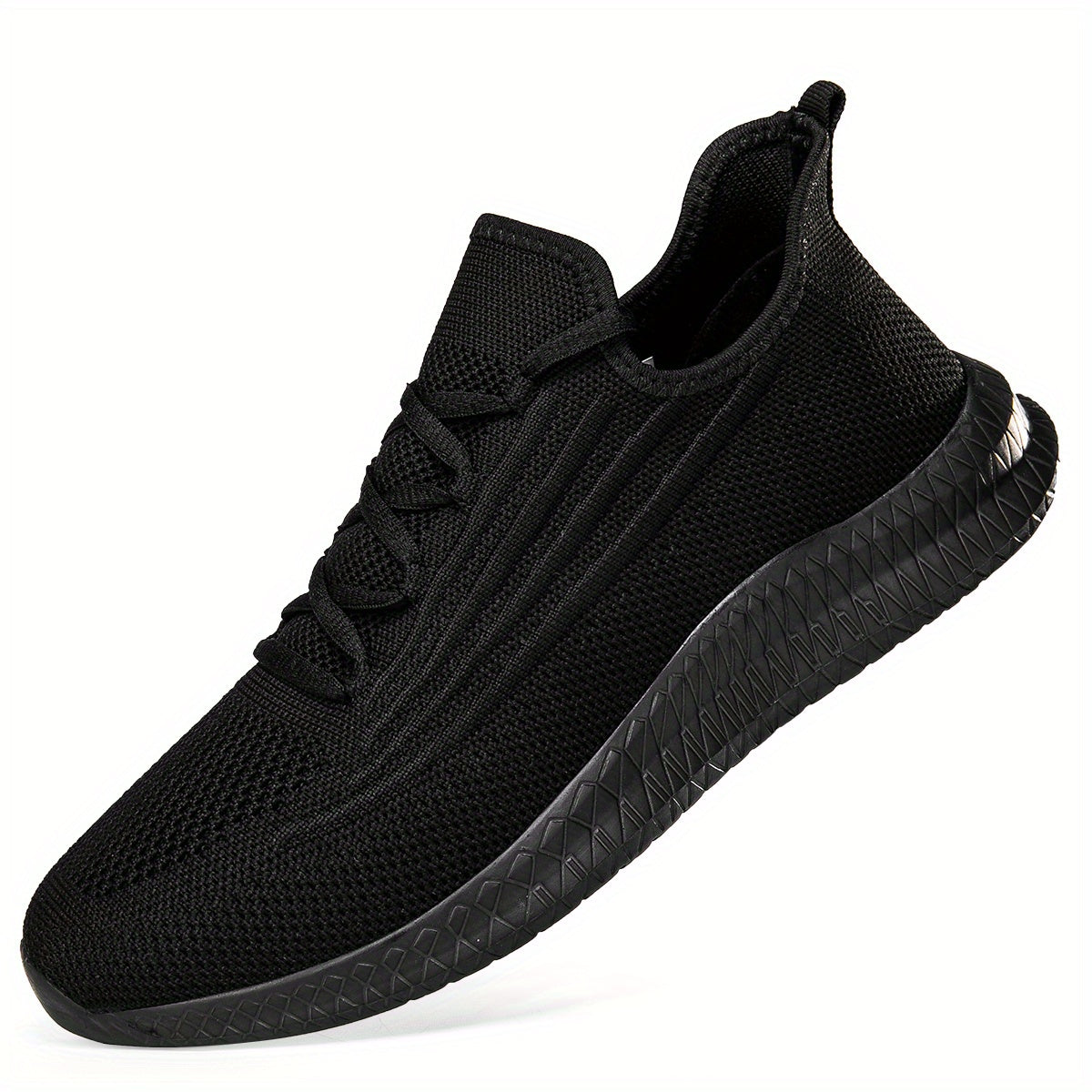Men's Lace Up Mesh Running Shoes Breathable Sneakers for Outdoor Activities