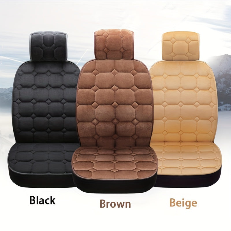 Short Plush Car Seat Cushion Single Bundle General Purpose Interior Supplies