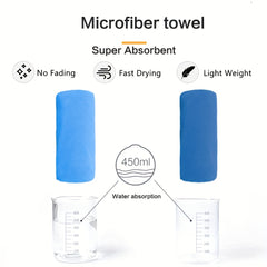 2pcs Fast Drying Microfiber Towel for Camping, Gym & Travel