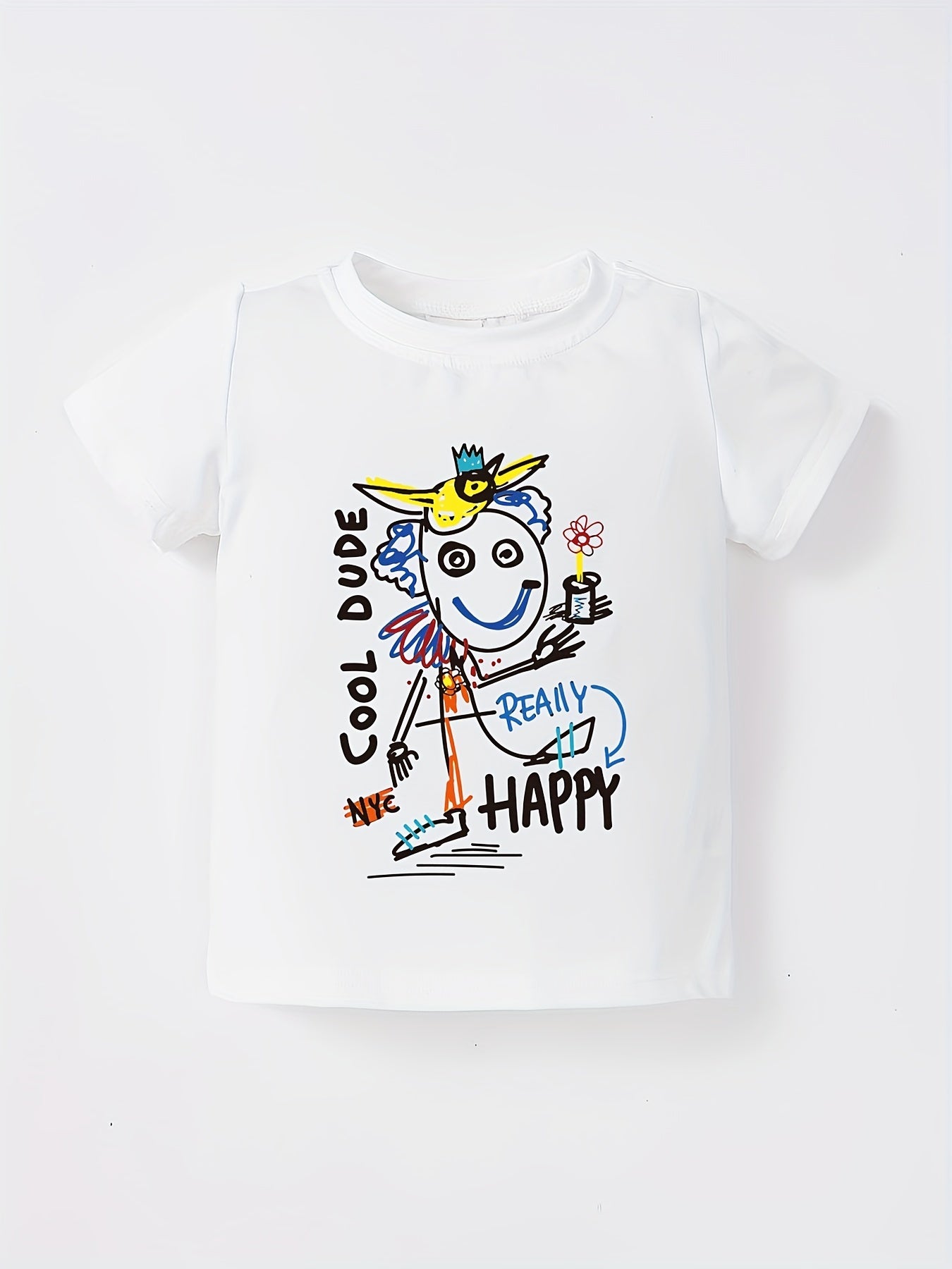 Boys Funny Mister Print T shirt Kids Short Sleeve Tee Top
