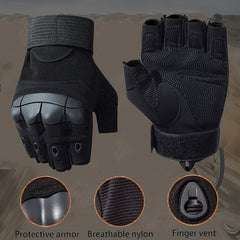 Half Finger Tactical Gloves Outdoor Men's Military Gloves Hiking Motorcycle