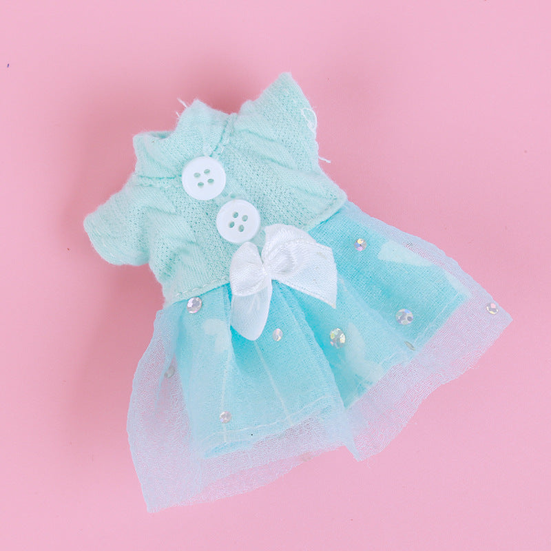 3inch Doll Costume For 1 12 BJD Doll Dress Up Dress Set