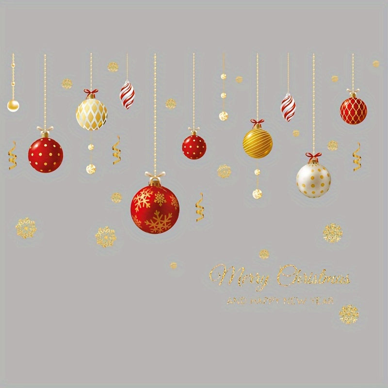 Christmas Window Sticker DIY Christmas Ball Decorations