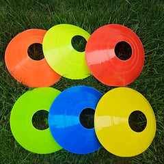 10pcs Football Training Marker Soccer Ball Training Disc Marker Cone