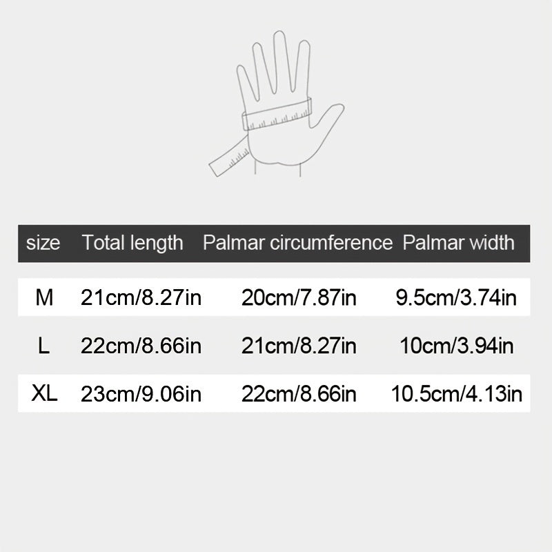 Men's Winter Windproof Waterproof Touch Screen Gloves