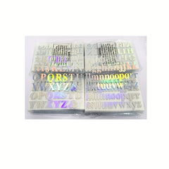 5 Pcs Laser Film Lettering Paper Instant Adhesive Decoration