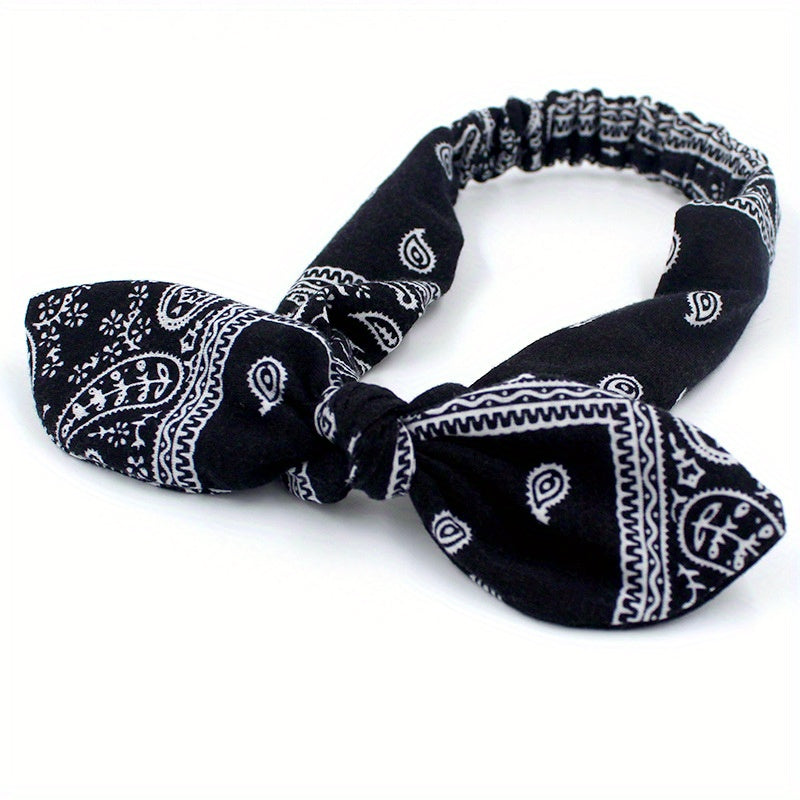 Boho Rabbit Ears Knotted Headband Hair Accessories