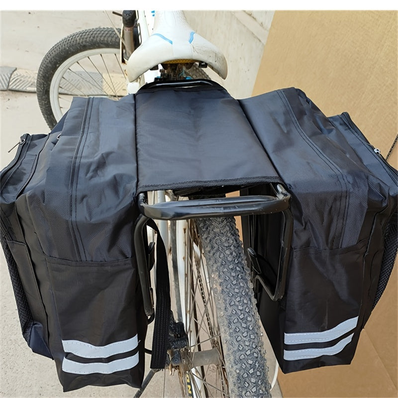 Rear Rack Bag Mountain Bike Double Pack Saddle Bag