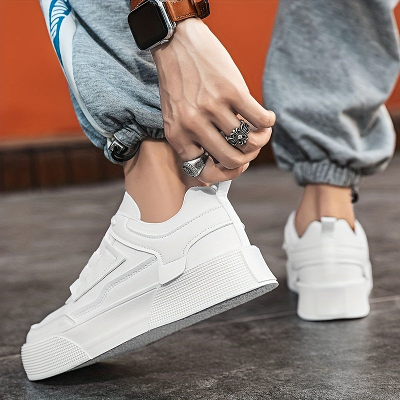 Men's Skate Shoes Casual Lace-up Walking Sneakers
