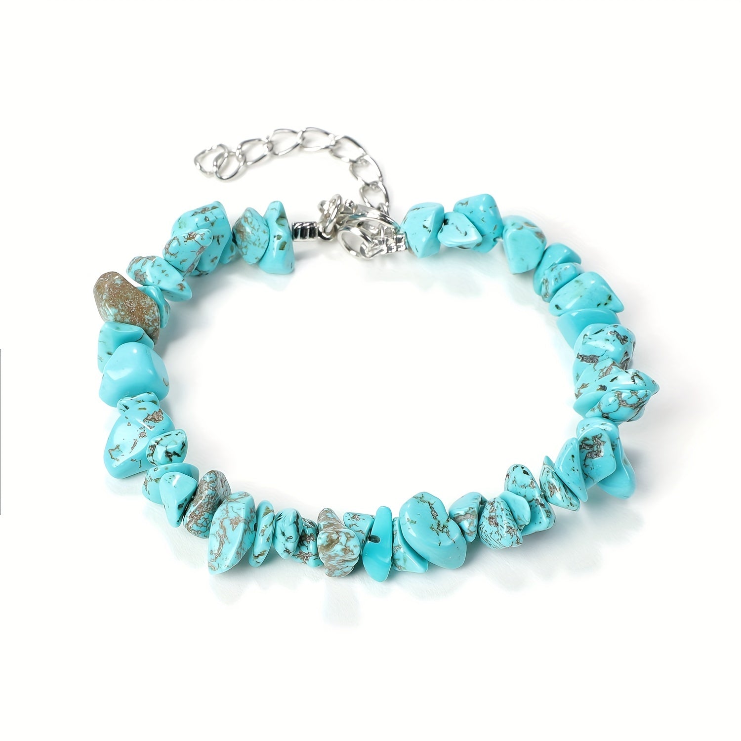 Natural Crystal Stone Irregular Bohemian Style Bracelet