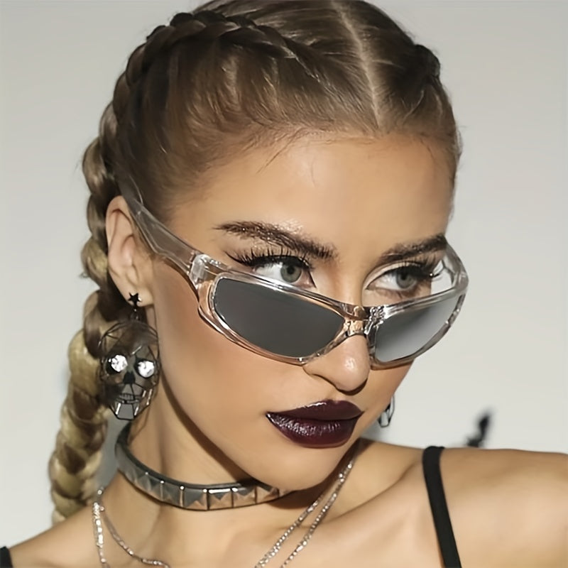 Y2K Wrap Around Sunglasses Gradient Outdoor Glasses UV400