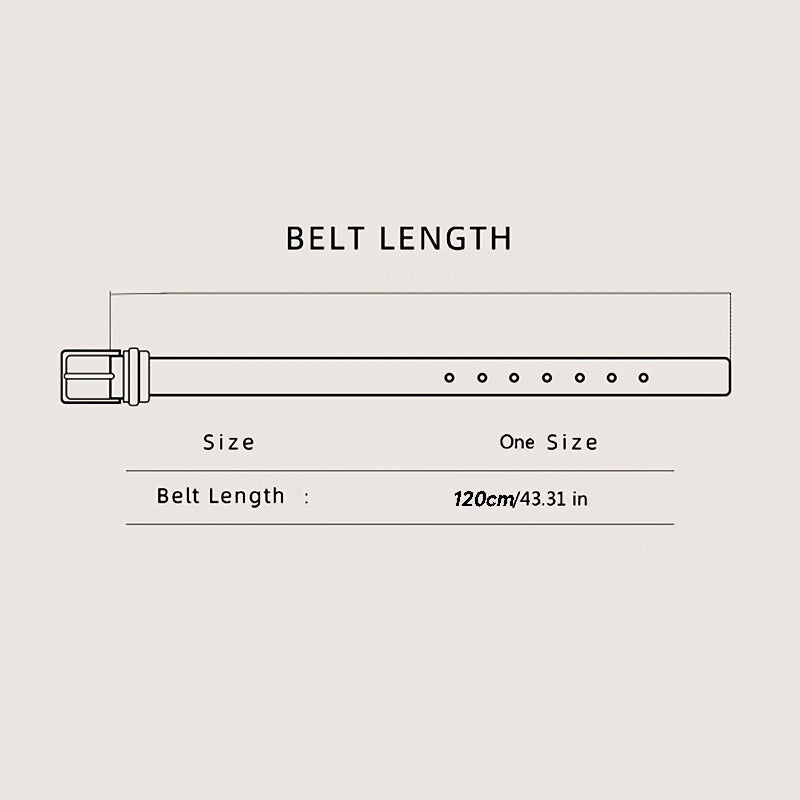 Men's Cloth Belt with Adjustable Buckle
