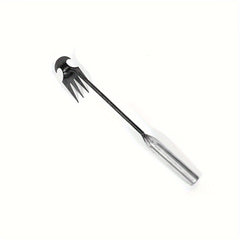 Steel Weeder Hand Tool with 4 Teeth for Yard and Garden