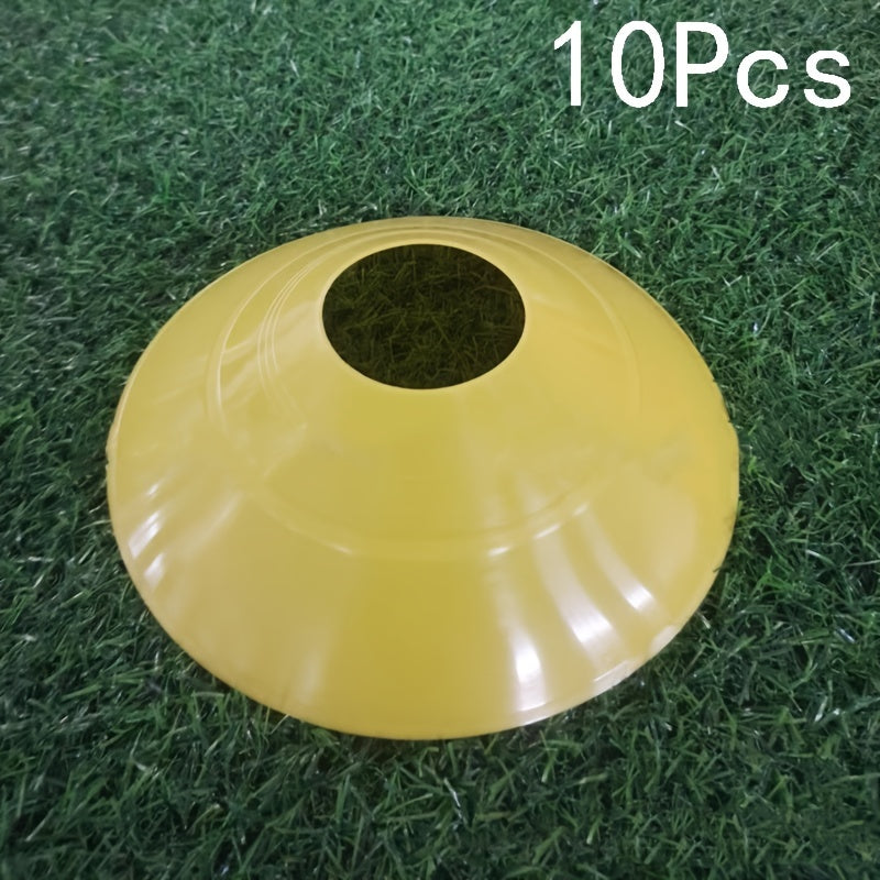 10pcs Football Training Marker Soccer Ball Training Disc Marker Cone