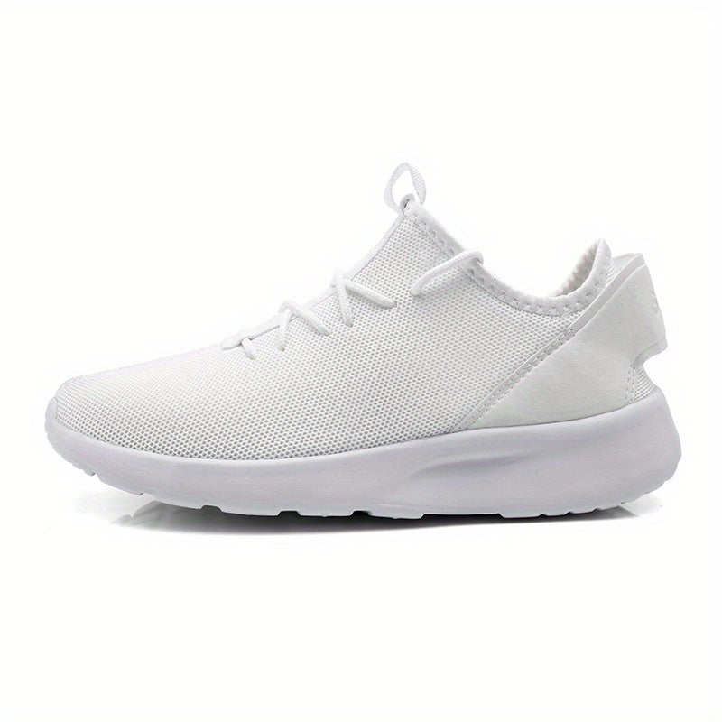 Men's Breathable Knit Lace Up Sneakers