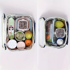 Large Capacity Insulated Lunch Bag for Office Workers