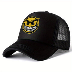 Unisex Sunshade Baseball Cap with Grimace Print